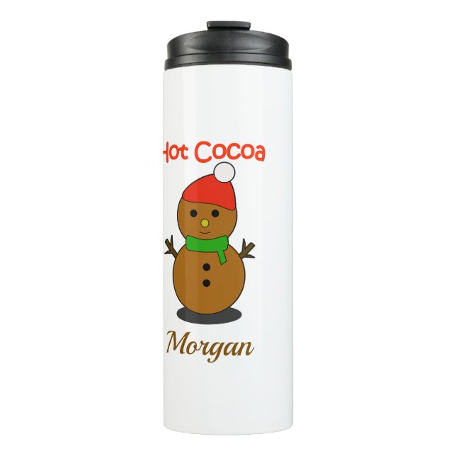 Cozy Christmas Mug – Hot Cocoa Holiday Gift  Thermosbecher (Vorderseite)
