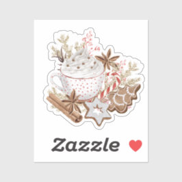 Cozy Christmas Treats Aufkleber