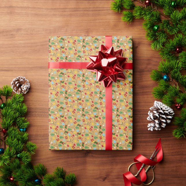 Cozy Christmas Wrapping Paper  Geschenkpapier (Feiertagsgeschenk)