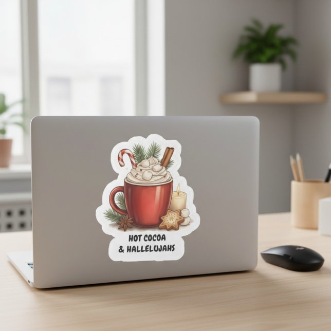 Cozy Cocoa & Hallelujahs Christmas Sticker (Créateur téléchargé)
