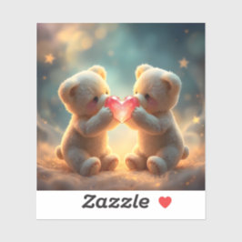 Cozy Companions - Square Vinyl Sticker