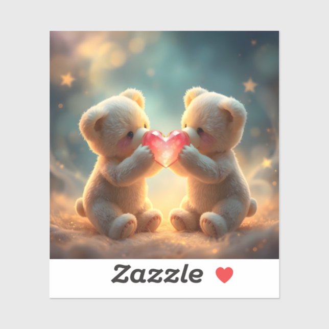 Cozy Companions - Square Vinyl Sticker (Blatt)