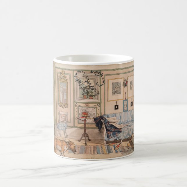 Cozy Corner (von Carl Larsson) Kaffeetasse (Mittel)