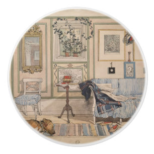 Cozy Corner (von Carl Larsson) Keramikknauf