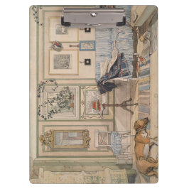 Cozy Corner (von Carl Larsson) Klemmbrett