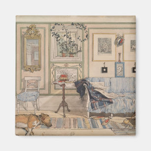 Cozy Corner (von Carl Larsson) Magnet