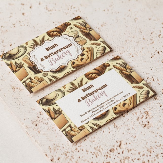 Cozy Cottage Baking Visitenkarte (Von Creator hochgeladen)
