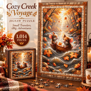 Cozy Creek Voyage Mäuse 1.014-Teile-Puzzle