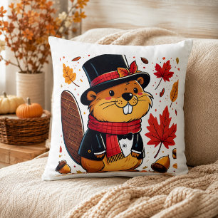 Cozy Critter: Adorable Biber-Kissen für ultimative Kissen