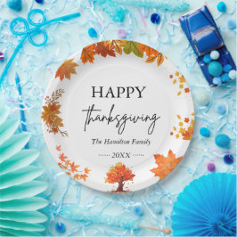 Cozy Fall Thanksgiving Dinner Party Pappteller