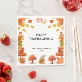 Cozy Fall Thanksgiving Dinner Party Serviette