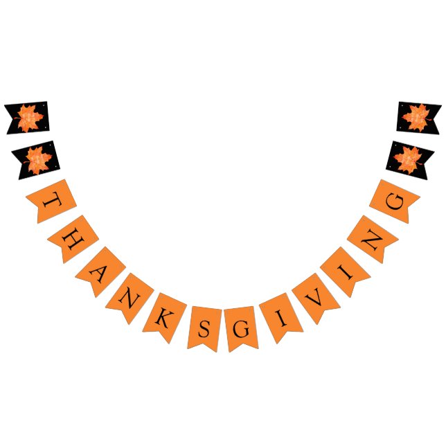 Cozy Fall Thanksgiving Dinner Party Wimpelkette (Alle)