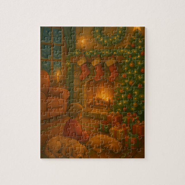 Cozy Fireplace & Stockings (Vertikal)