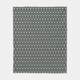 Cozy Fleece Blanket Modern Geometric Pattern