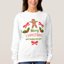 Cozy Gingerbread Christmas Sweatshirt USA