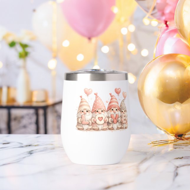 Cozy Gnome LOVE Water Bottle (Junggesellenabschied (gedreht))