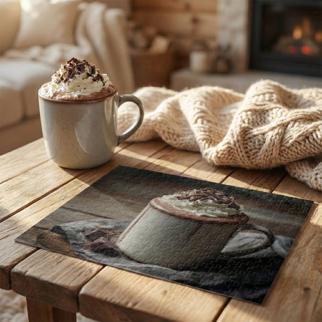 Cozy Hot Chocolate Whipped Cream Photo (Von Creator hochgeladen)