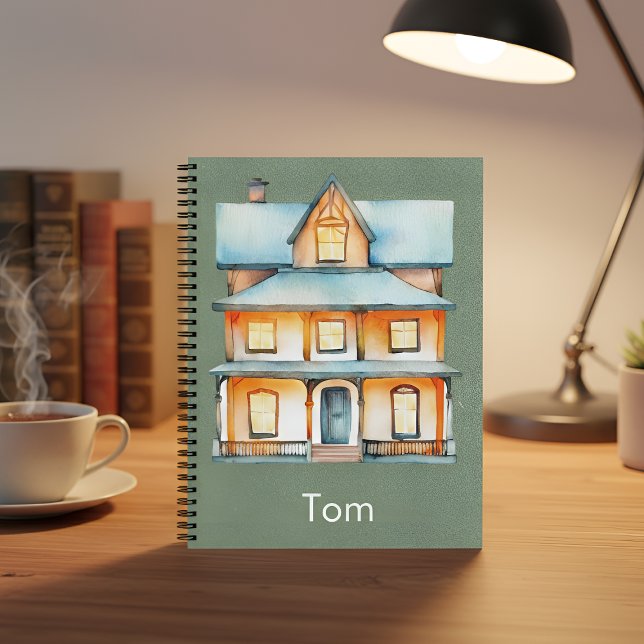 Cozy House Notebook – Warm Watercolor Home Design Notizbuch (Von Creator hochgeladen)