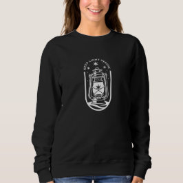 Cozy Hygge Minimalist Lantern Keep Light Inside Sweatshirt