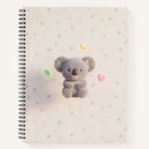 Cozy koala : Cahier pastel moderne