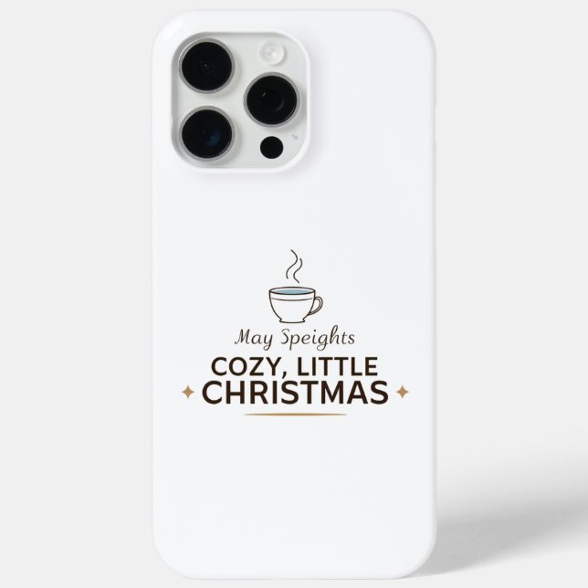 Cozy Little Christmas Coffee Cup Phone Case (Rückseite)