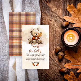 Cozy Little Cub Baby Shower Bücher für Baby Karte