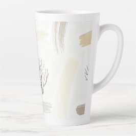 Cozy  Minimal Winter Aesthetic Pattern   Milchtasse