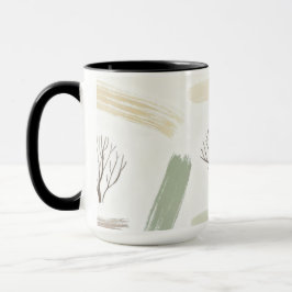 Cozy  Minimal Winter Aesthetic Pattern   Tasse