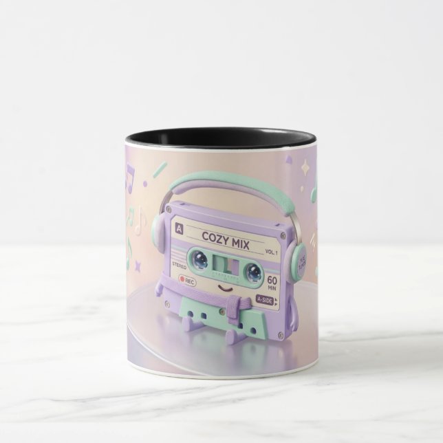 Cozy Mix Becher 🎧☕ Tasse (Zentrum)