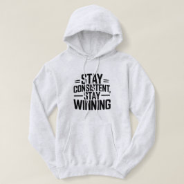 Cozy Motivational Quote Hoodie, Winter-Outfit Hoodie