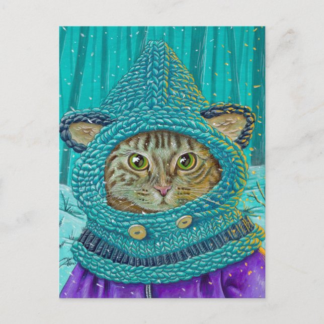 "Cozy" postcard Feiertagspostkarte (Vorderseite)