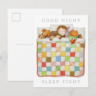 COZY QUILLE Postkarte / weiß