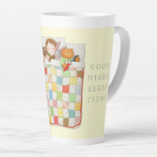 COZY QUILT Große Kakao-Tasse - Gelb Milchtasse