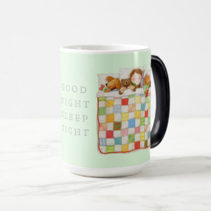 COZY QUILT Tall Green Morphing Tasse