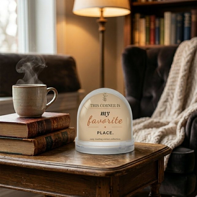 Cozy Reading Corner Snow Globe (Créateur téléchargé)