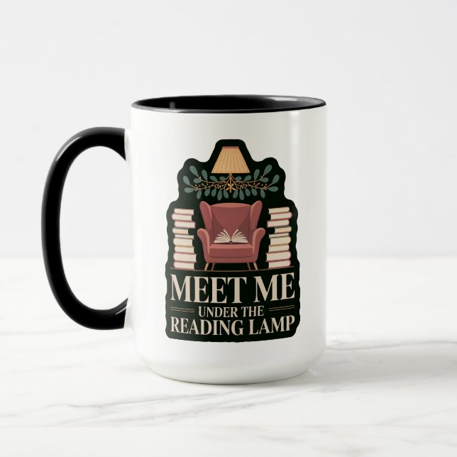 Cozy Reading Lamp Romantasy Holiday Tasse (Links)