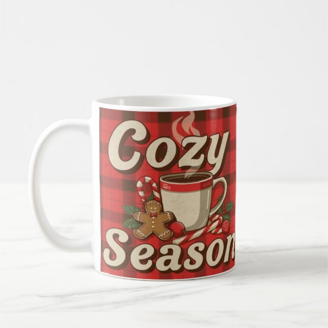 Cozy Season | Christmas Coffee Mug Design (Gauche)
