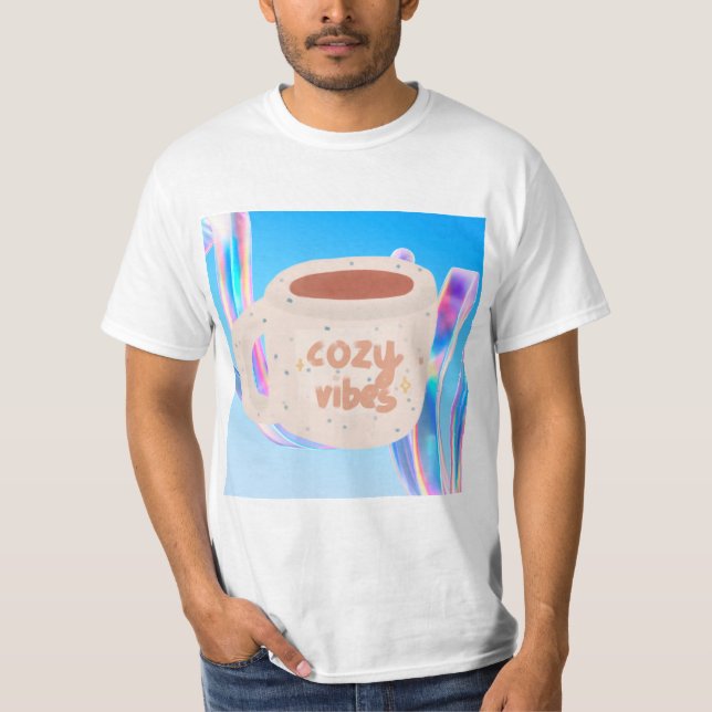 Cozy vibes graphic t shirt (Vorderseite)
