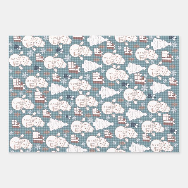 Cozy Whimsical Holiday  Geschenkpapier Set (Vorderseite)