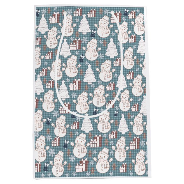 Cozy Whimsical Holiday  Mittlere Geschenktüte (Vorderseite)