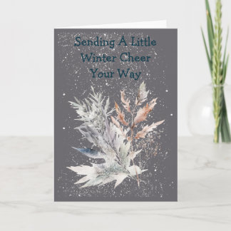 Cozy Winter Nights Colorful Card Karte
