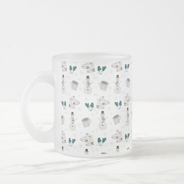 Cozy Winter Wonderland Frosty Mug (Gauche)