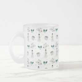 Cozy Winter Wonderland Frosty Mug Mattglastasse