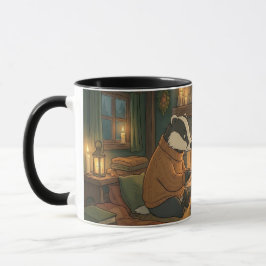 Cozy Woodland Campfire Animals Coffee Mug Tasse