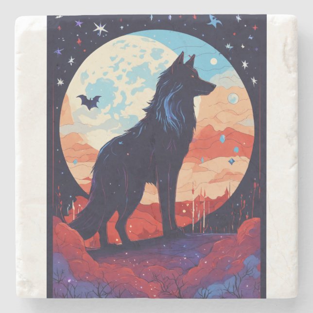 CozyDream Pillow Steinuntersetzer (Vorderseite)