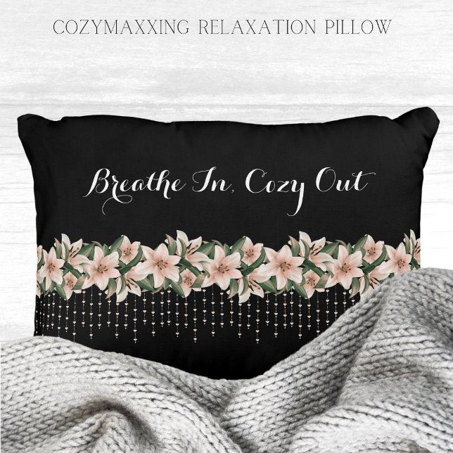Cozymaxxing Mindful Moments Entspannungs-Pillow Dekokissen (Enhance your cozymaxxing sanctuary with the Cozymaxxing Mindful Moments Relaxation throw pillow)