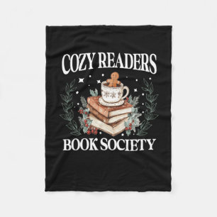 Cozyreaders Book Society bucht Weihnachtslesen Fleecedecke