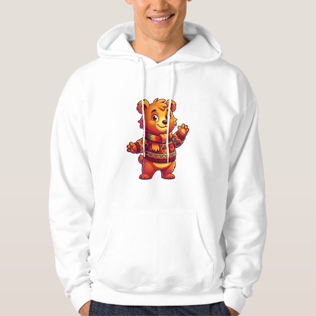 Cozzy Bär in nordischem Pullover (Vorderseite)