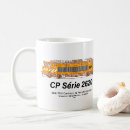 CP Serie 2620 Elektrische Lokomotive. Nez-Casse Lo Kaffeetasse