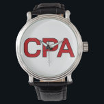 Cpa Armbanduhr<br><div class="desc">kundenspezifische CPA-Uhr,  personalisierte Buchhalteruhr,  CPA-Logo-Armbanduhr,  Finanzberatung,  Steuerberatungsuhr,  berufliche CPA-Uhr,  Buchhaltungsfirmenuhr,  CPA-Armbanduhr,  elegante CPA-Armbanduhr,  einzigartige CPA-Uhr, </div>